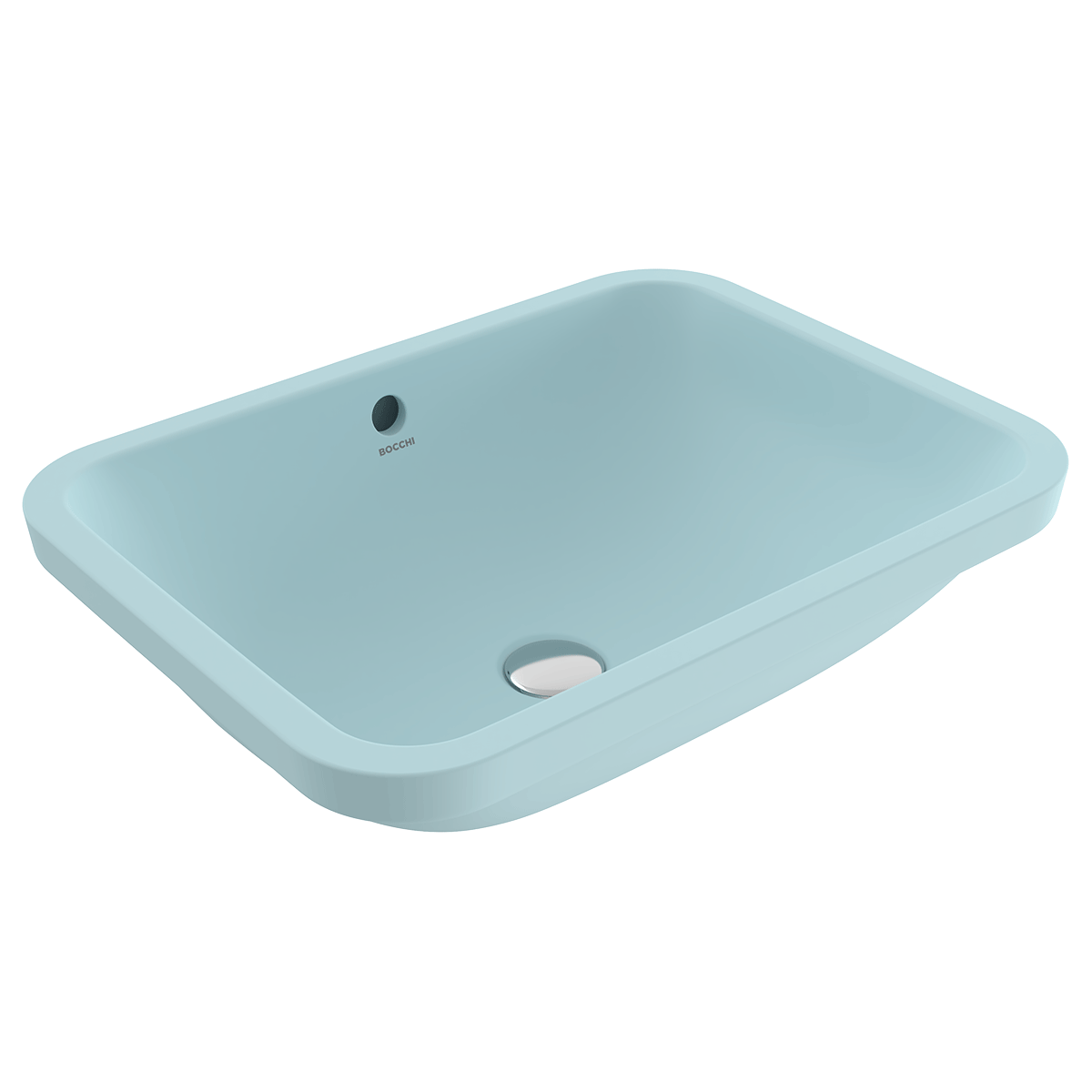 Bocchi Scala Tezgah Altı Lavabo 55 Cm Mat Buz Mavi 1006-029-0125