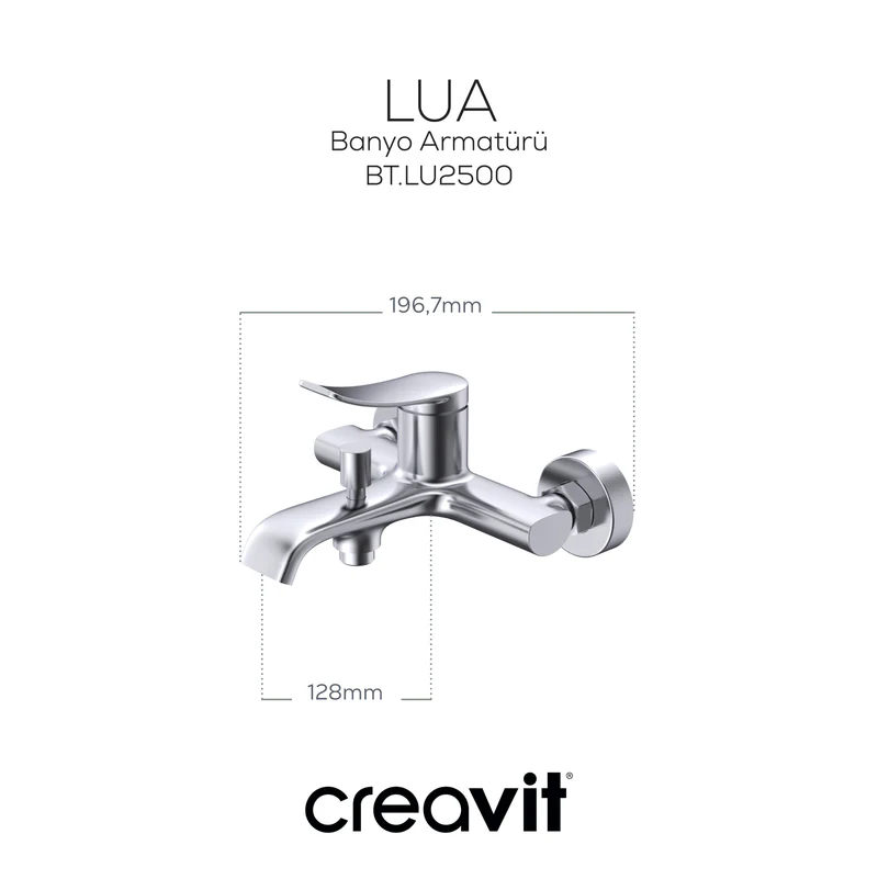 CREAVİT Lua Banyo Bataryası Armatürü LU2500