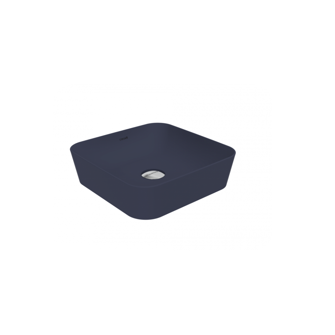 Ul040 Tezgah Üstü 40 Cm Basalt Mat Ultra Çanak Lavabo(Lacivert)