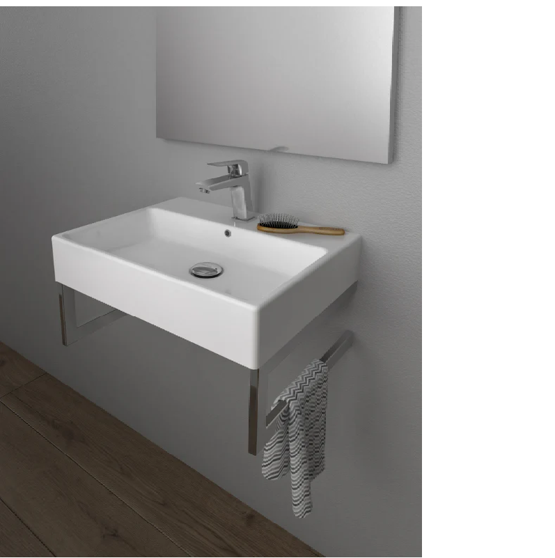 Creavit NX242-H Next 40x50 cm Lavabo ve Montaj  Aparatlı Havluluk