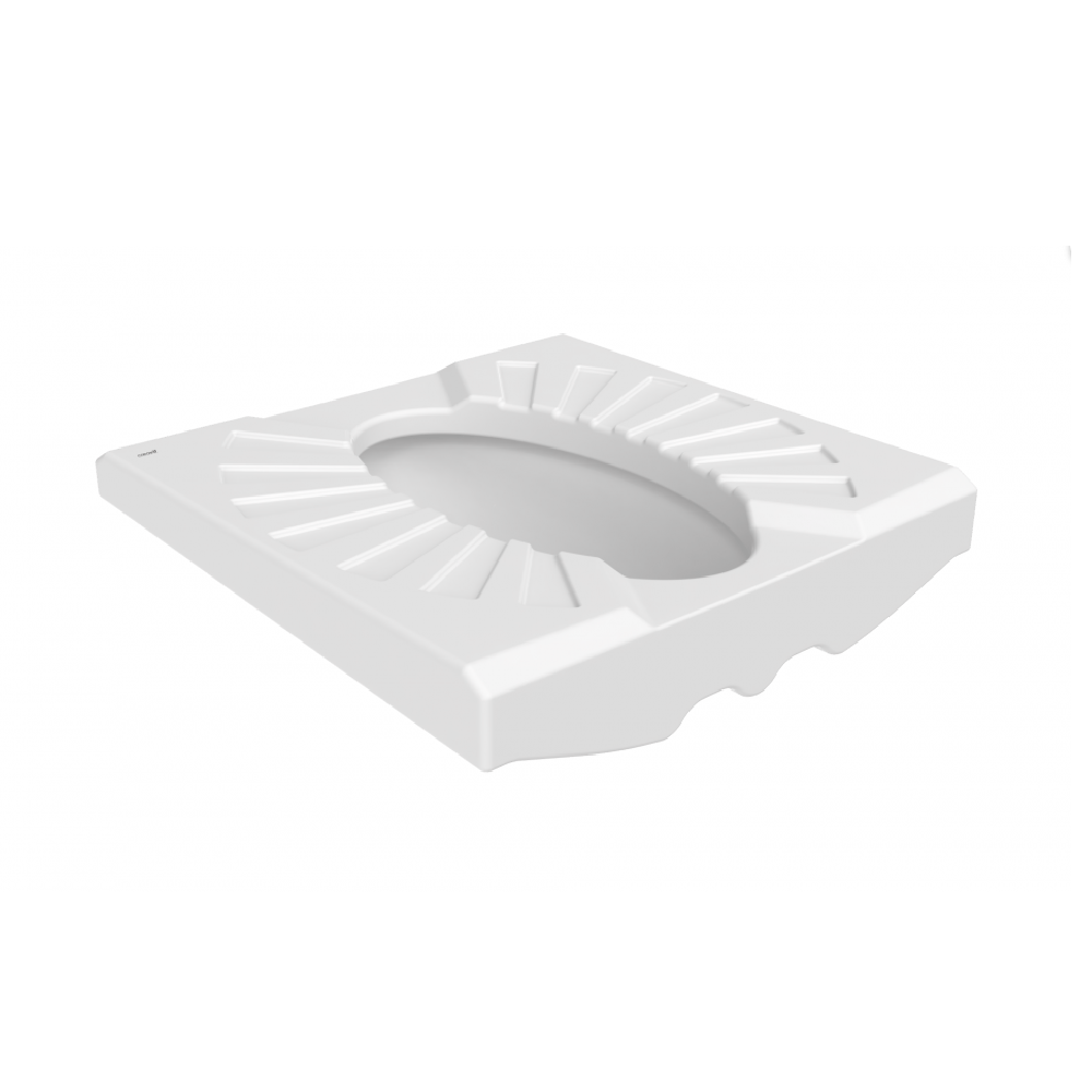 Creavit TP595 Omega Çevre Yıkamalı Tuvalet Taşı 60X60 cm Beyaz