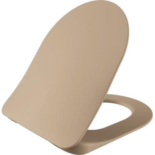 Creavit KC0903.01.0800E Duck Duroplast Amortisörlü Klozet Kapağı - Cappucino Mat