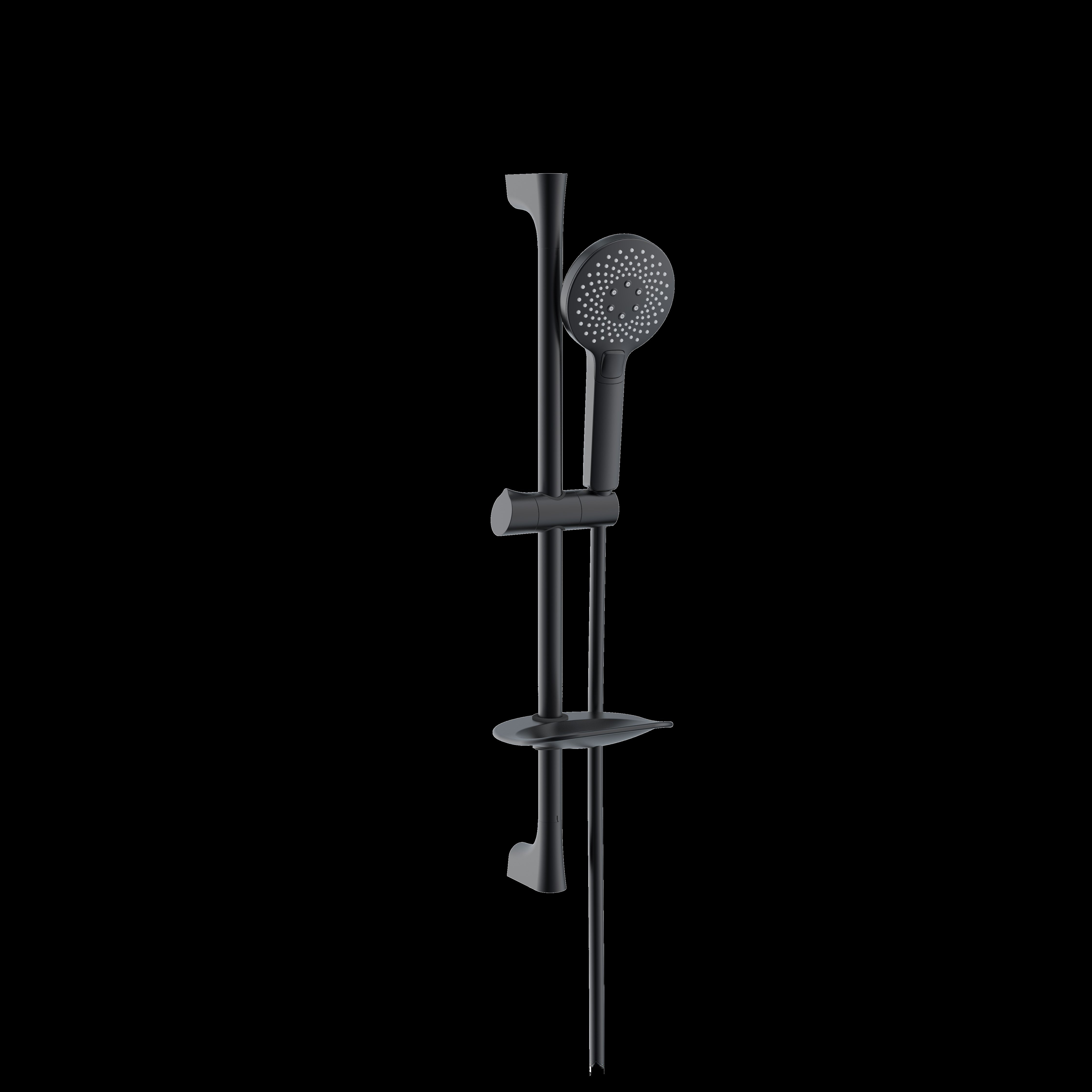 Creavit SH493S Sürgülü Duş Sistemi Sürgülü Duş Sistemi Mat Siyah