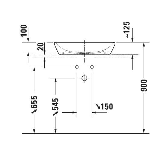 Duravit 2397600070 D-Neo Çanak Lavabo 60 cm