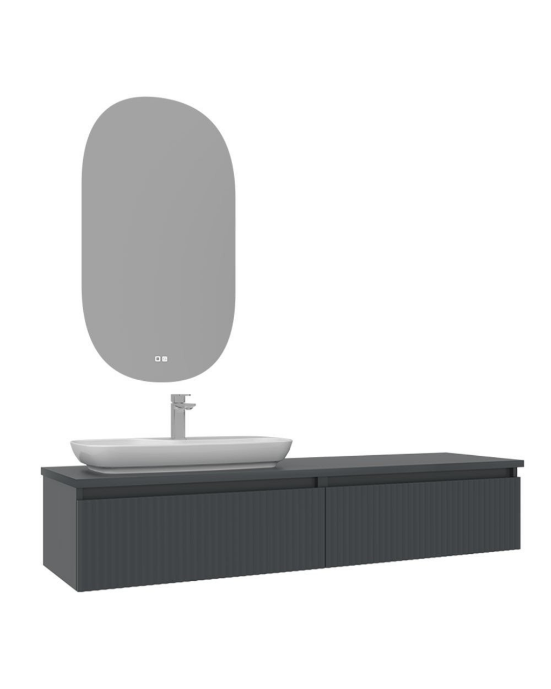 Orka Lentia 160 cm Banyo Mobilyası Takım