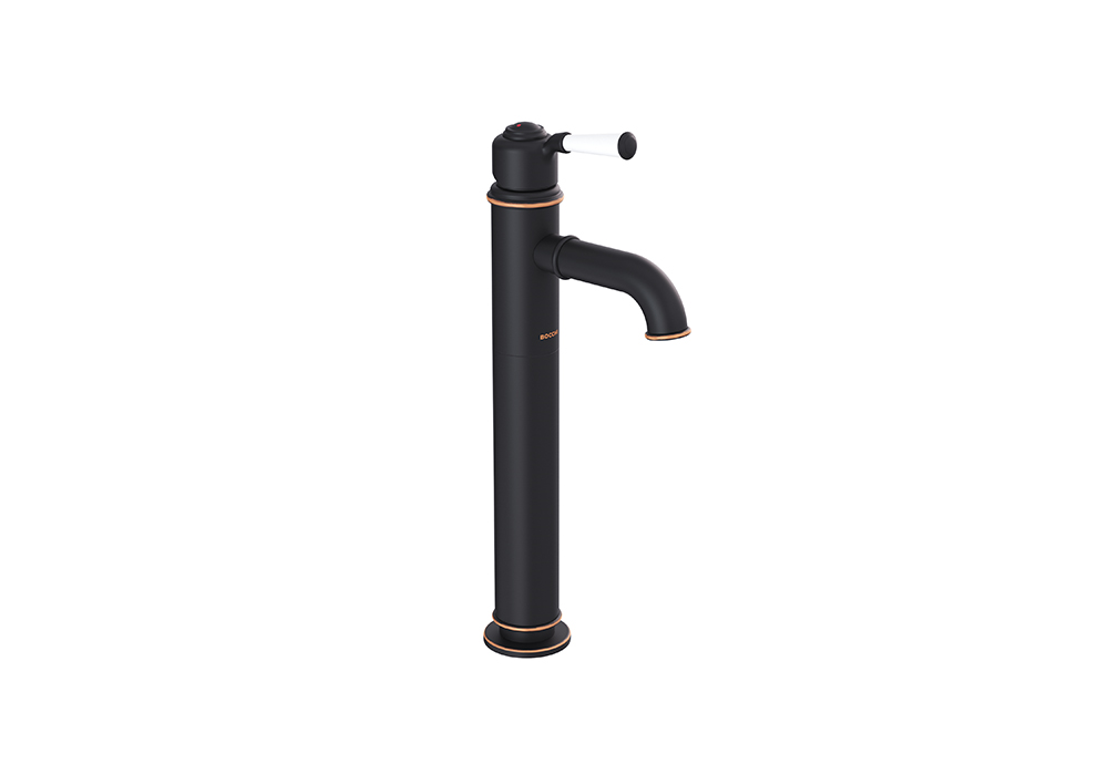 BOCCHİ Burlington Siyah Yüksek Lavabo Bataryası 1004-0002-AB