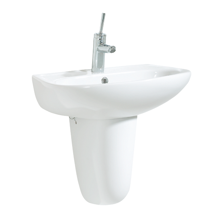 Creavit SD055 Sedef Yarım Ayak Lavabo 45X55 cm Beyaz
