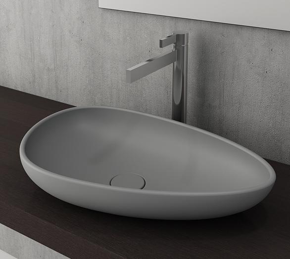 Bocchi  Etna Çanak Lavabo Gri 58 cm 1114-006-0125