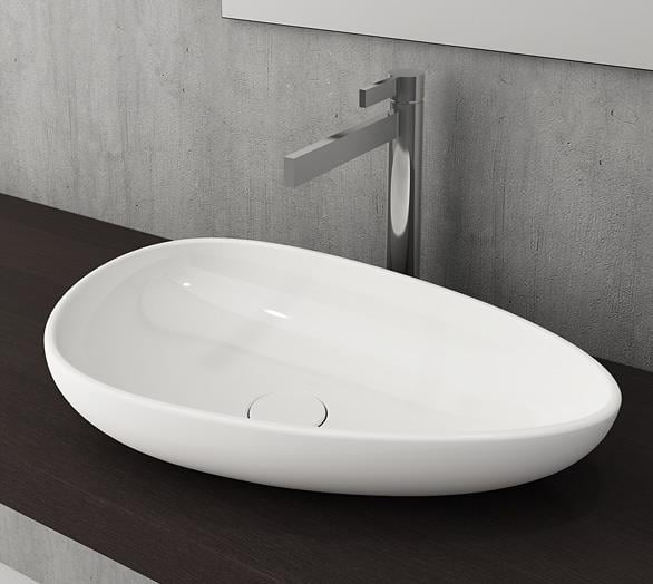 Bocchi | Etna Çanak Lavabo 58 Cm Parlak Beyaz 1114-001-0125