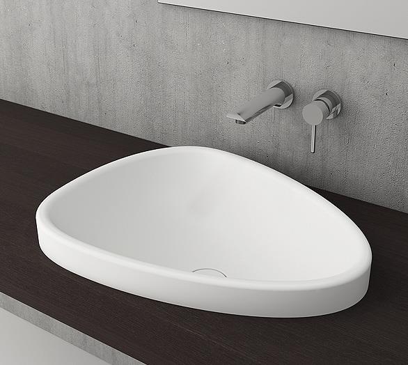 Bocchi Etna Tezgah üstü Lavabo Mat Beyaz 58 cm 1112-002-0125
