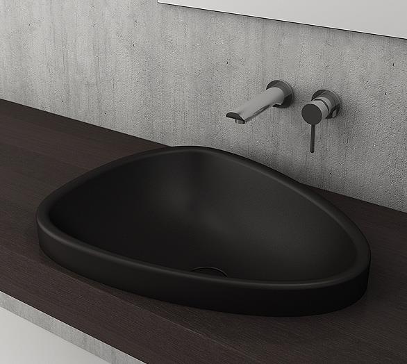 Bocchi 1112-004-0125 Etna Tezgah üstü Lavabo Mat Siyah