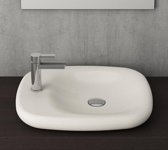 Bocchi Fenice Çanak Lavabo 55 cm Bisküvi