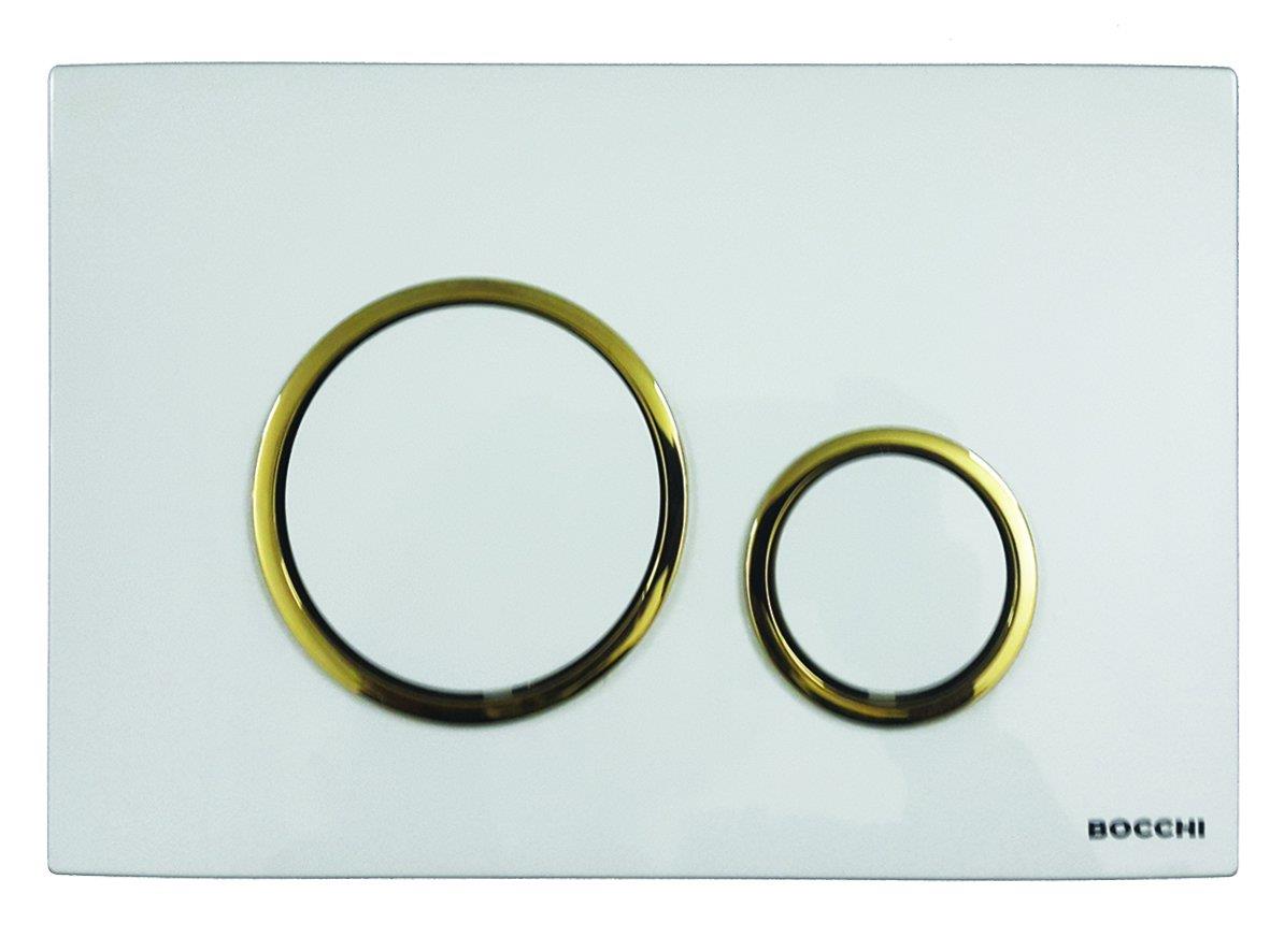 BOCCHİ MAGRE RING YUVARLAK KUMANDA BEYAZ ALTIN RİNG