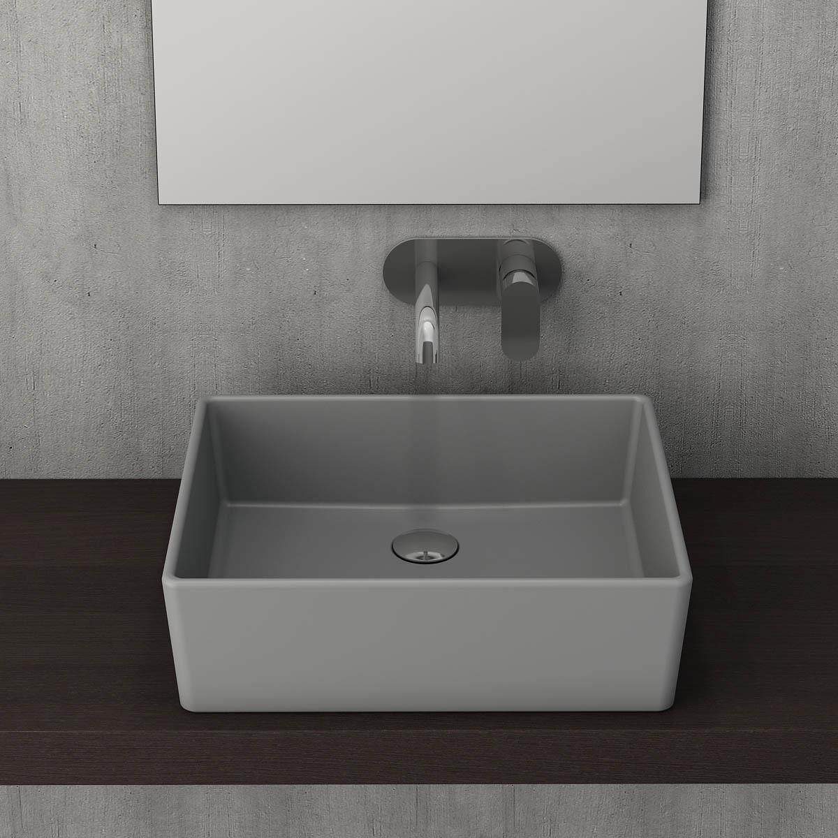 Bocchi Milano Çanak Lavabo 50 cm Gri 1215-006-0125