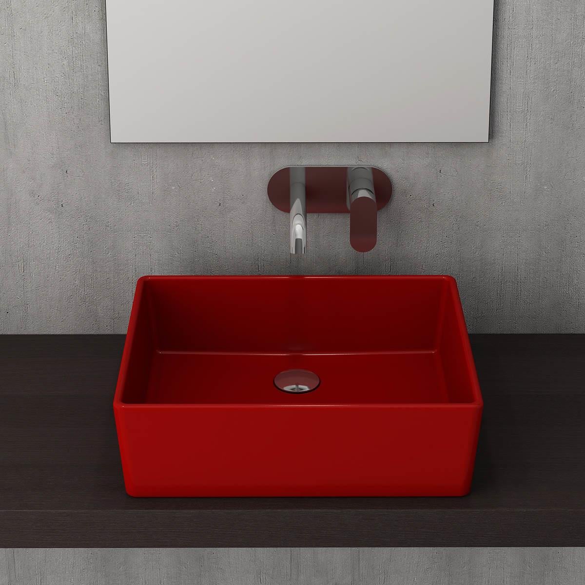 Bocchi Milano Çanak Lavabo 50 cm Kırmızı 1215-019-0125