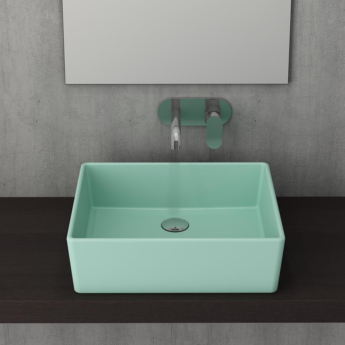 Bocchi Milano Çanak Lavabo 50 cm Mat Mint Yeşil 1215-033-0125