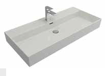 Bocchi Milano Lavabo 100 cm Parlak Beyaz 1378-001-0126
