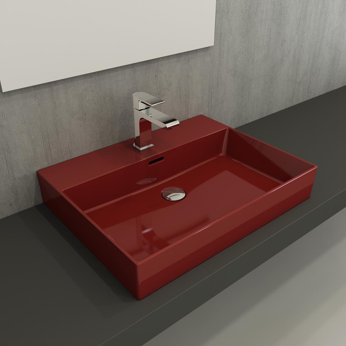 Bocchi Milano Lavabo 60 cm Parlak Kırmızı 1376-019-0126