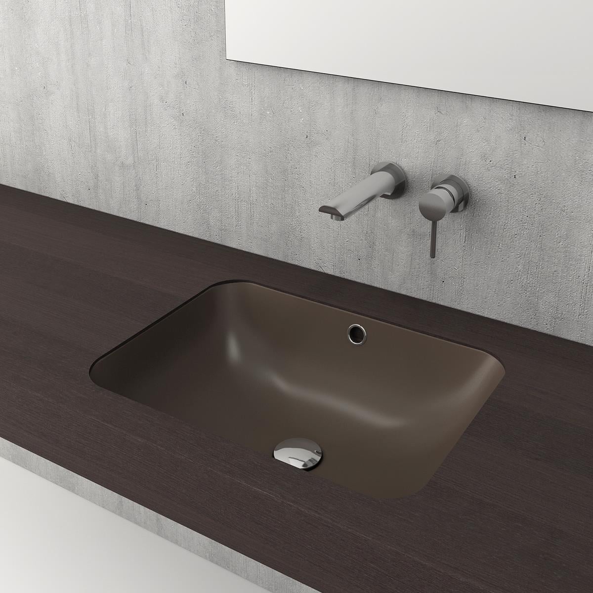 BOCCHİ Scala Tezgahaltı Lavabo 55 cm Mat Kahve 1006-025-0125