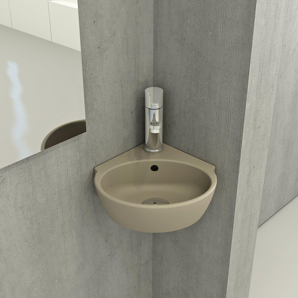 Bocchi Taormına Arch Köşe Lavabo 30 Cm - Mat Kaşmir 1392-011-0126