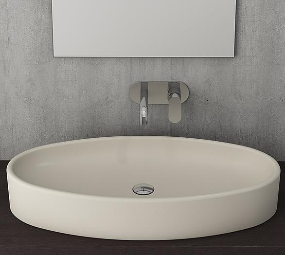Bocchi Vessel Elips Çanak Lavabo 85 cm Yasemin 1014-007-0125