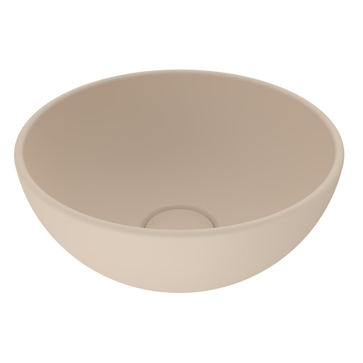 Bocchi Vessel Yuvarlak Mini Lavabo 26cm Mat Yasemin