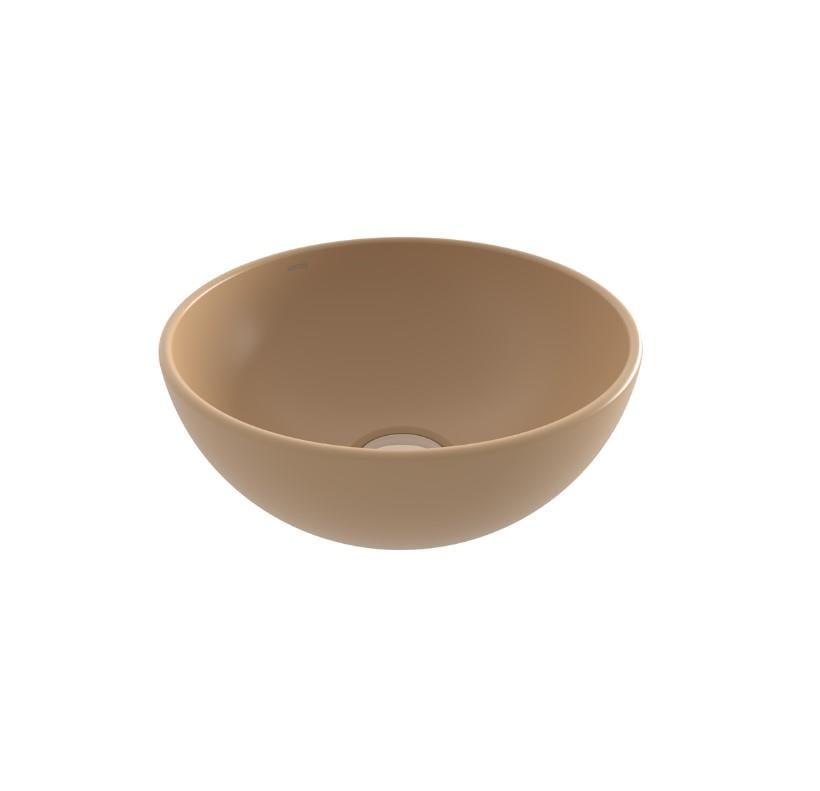 Bocchi Vessel Yuvarlak Mini Lavabo 26cm Mat Kaşmir