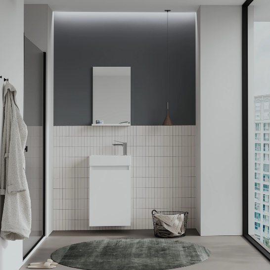 Orka Conza 45 CM Banyo Dolabı Takımı Beyaz