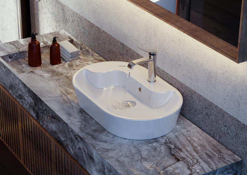Creavit TP172 Set Üstü Lavabo 45X70 cm Beyaz