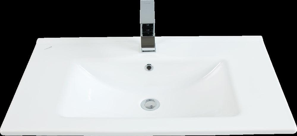 Creavit SU080 Su Dolap Uyumlu Etajerli Lavabo 45X80 cm Beyaz