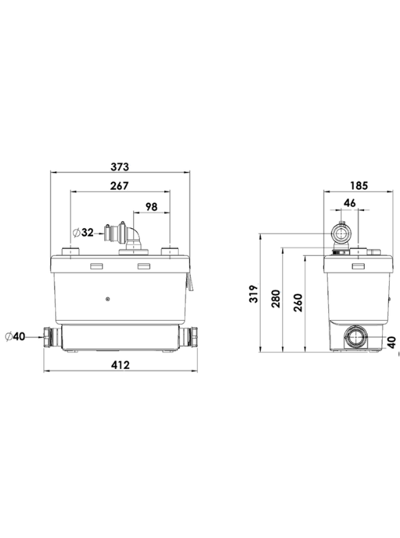 Sanihydro Sanispeed Pompa
