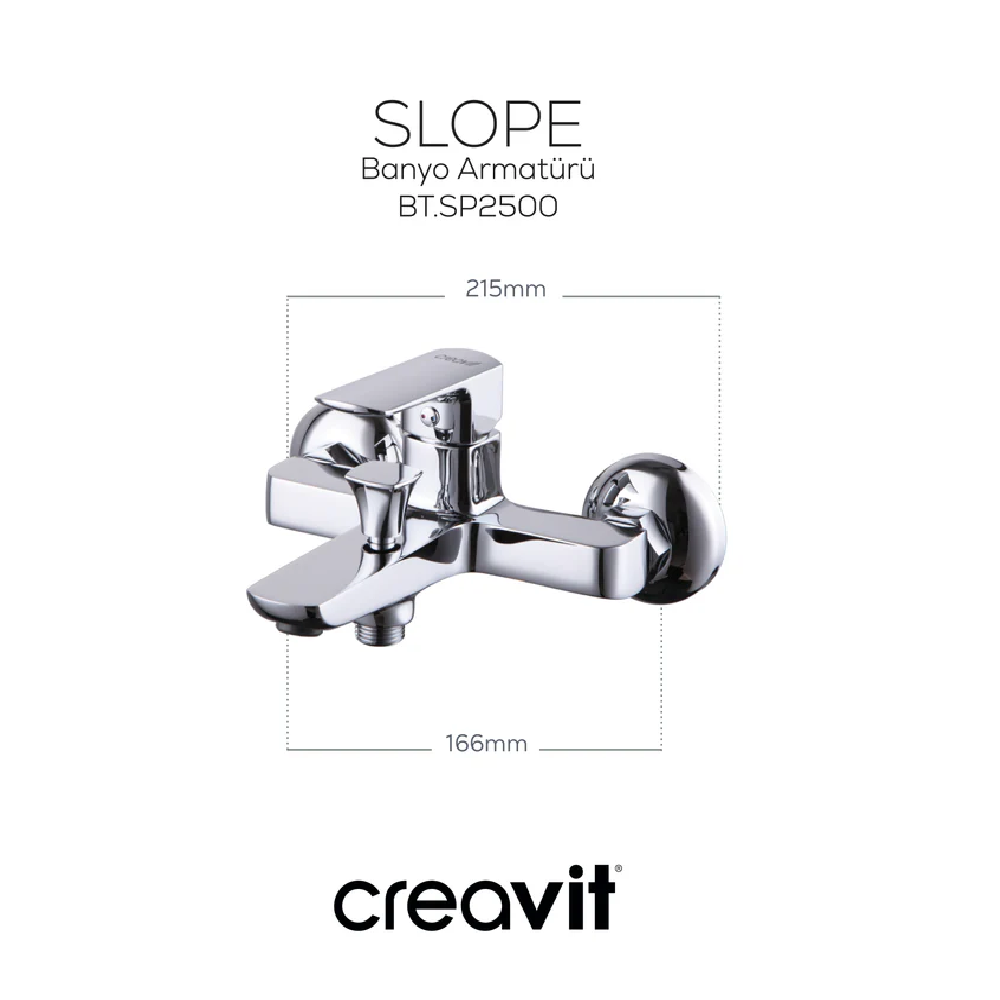 CREAVİT SP2500 Slope Banyo Bataryası