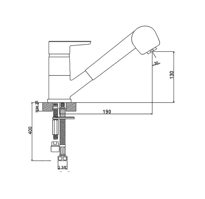 Newarc 891591 Energy Spiralli Evye Bataryası Krom