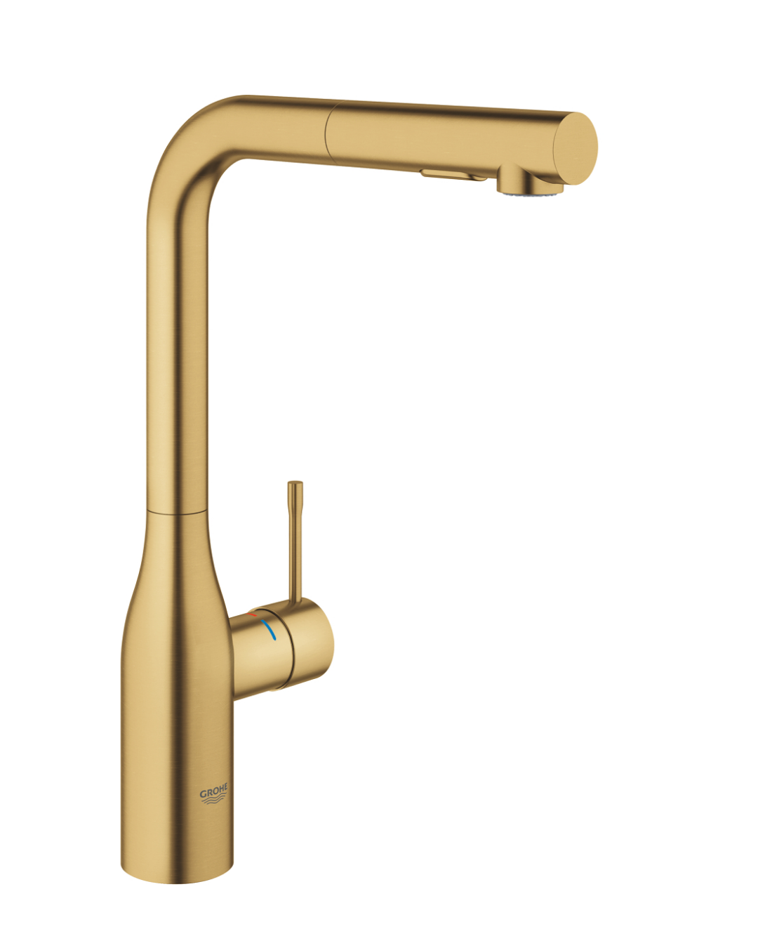 Grohe 30504GN0 Eviye Bataryası Spiralli 2 Fonk Essence Brushed Cool Sunrise 