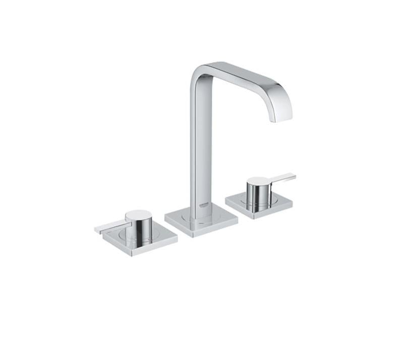 Grohe 20188000 Allure 3 Delikli Lavabo Bataryası Krom