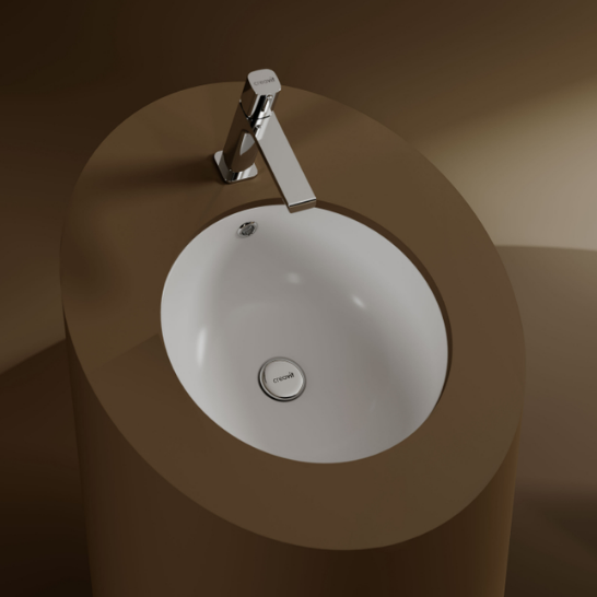 Creavit MA037 38x38 cm Mare Tezgahaltı Lavabo