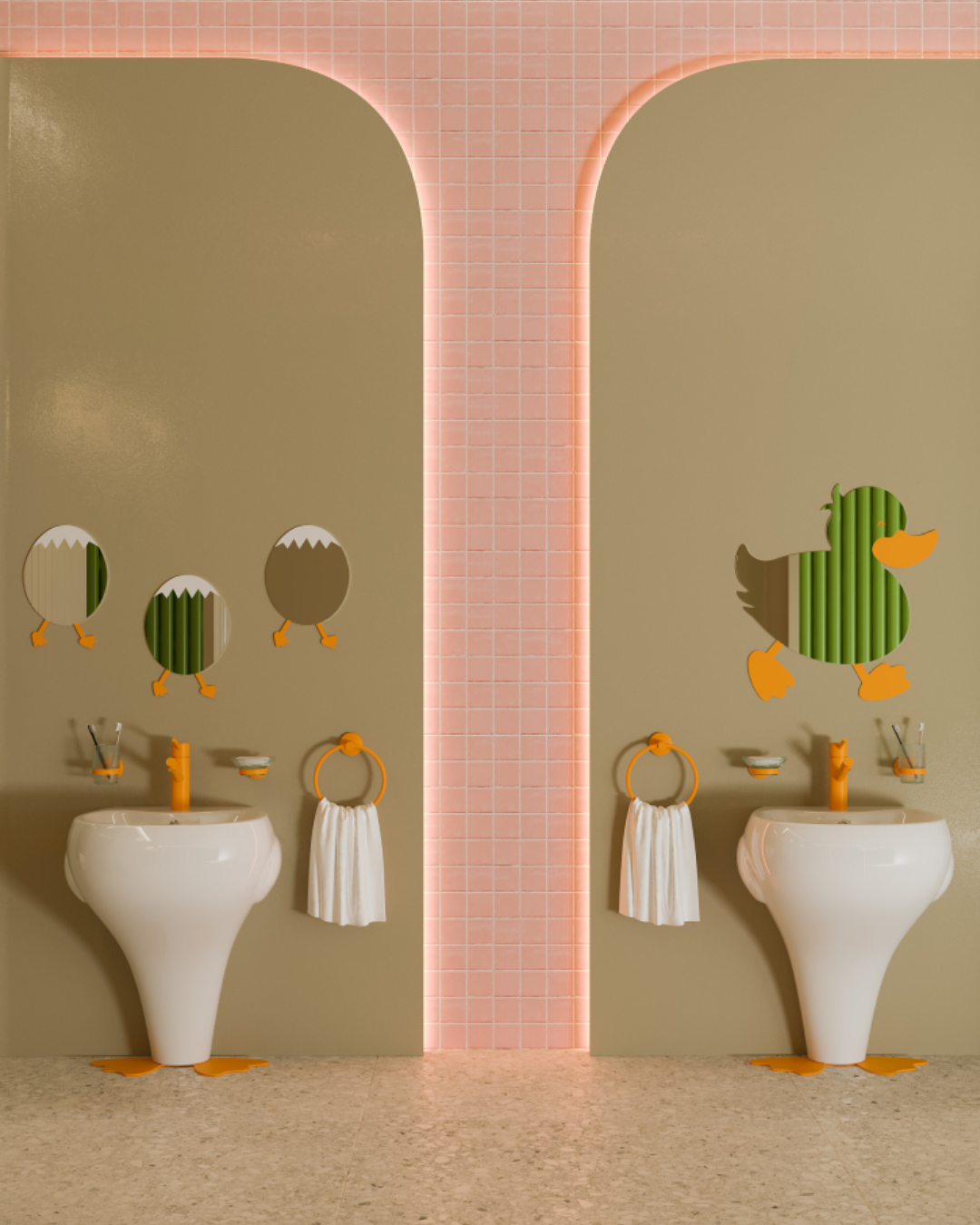 Creavit Ducky Lavabo 40*52 cm DC052