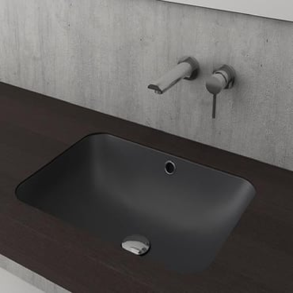 BOCCHİ Scala Tezgahaltı Lavabo 55 cm Mat Antrasit 1006-020-0125