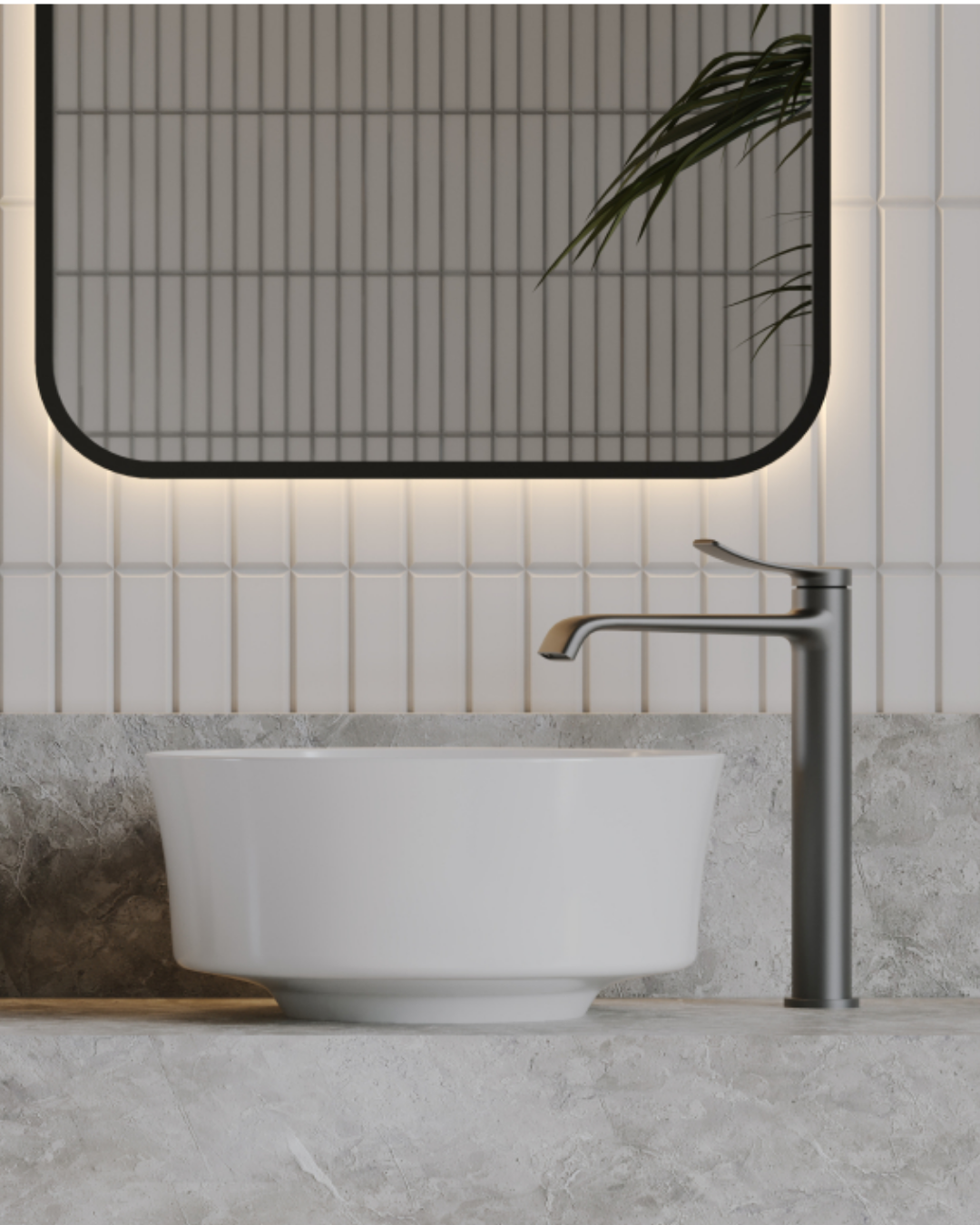 Creavit Fiore Tezgah Üstü Lavabo 40 cm FI140