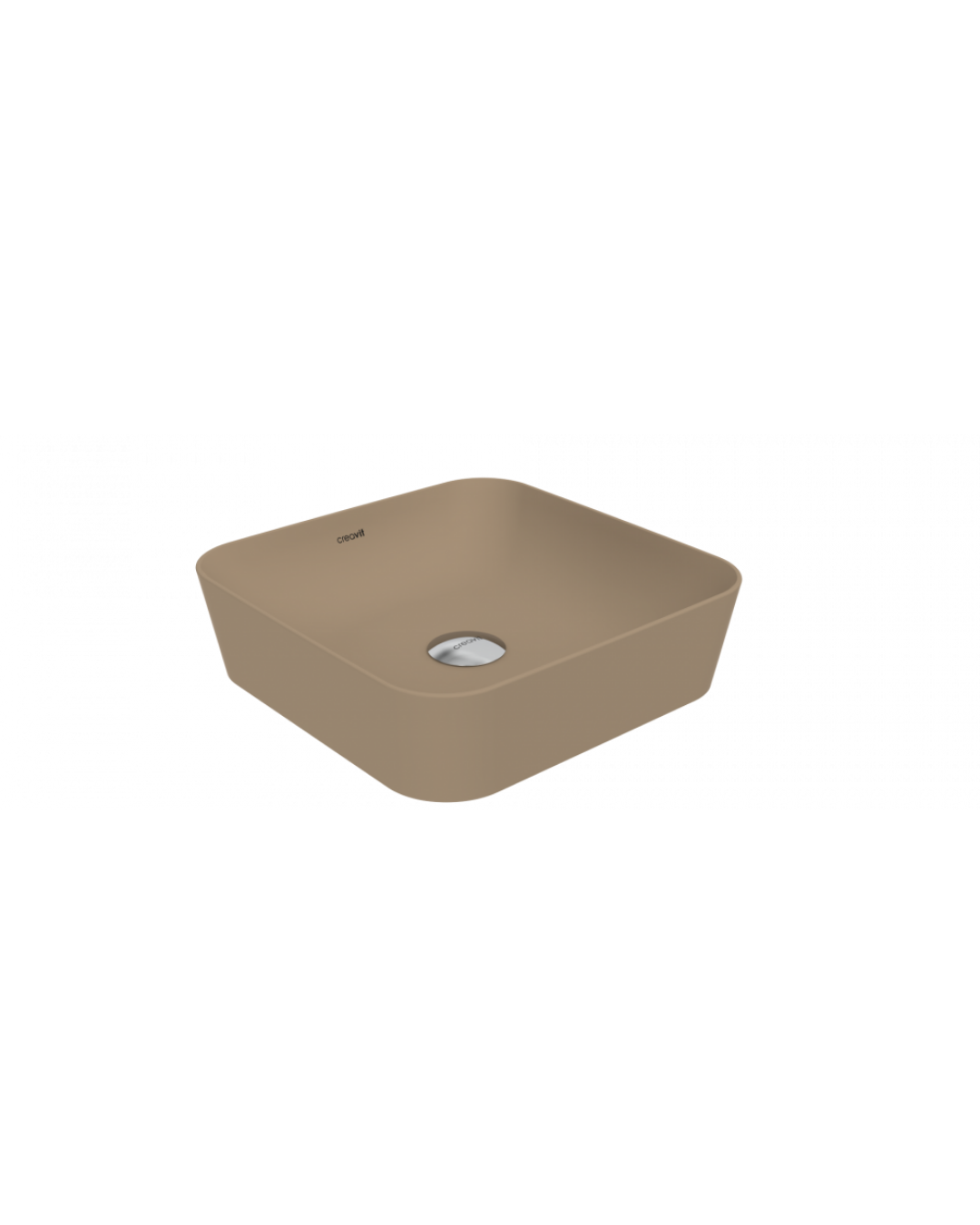 Creavit Tezgah Üstü 40 cm Cappicino Ultra Çanak Lavabo UL040-00CM