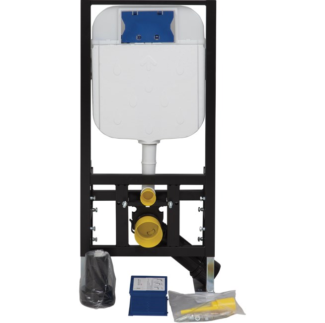 Asma Klozetler İçin Duvar Önü Alçıpan Uygulamalı Set Hızlı Montaj 3-6 lt Gövde