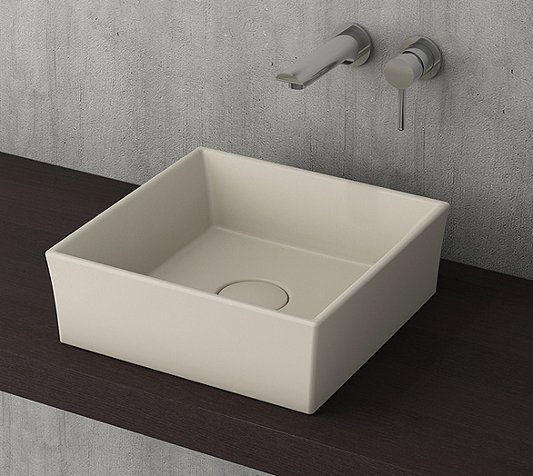 Bocchi Vessel Tezgah Üstü Lavabo 38x38 cm Yasemin 1173-007-0125