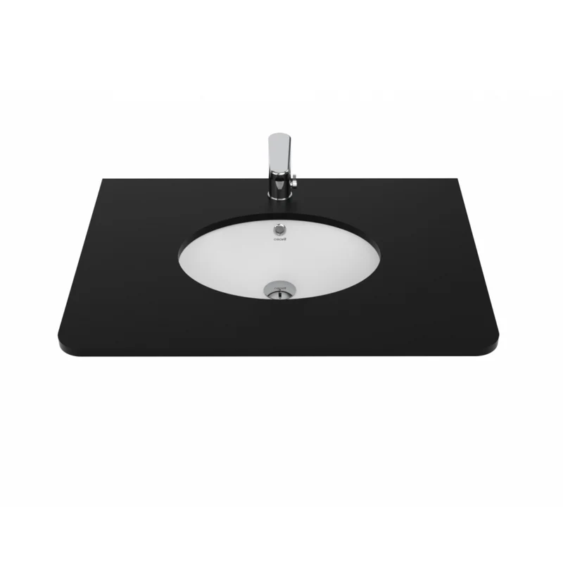 Creavit TP214 Tezgah Altı Oval Lavabo 37X47 cm Beyaz