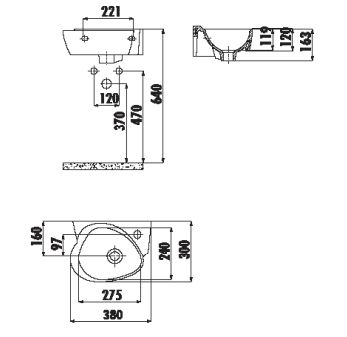 Creavit CK035 Çocuk Lavabo 38 cm