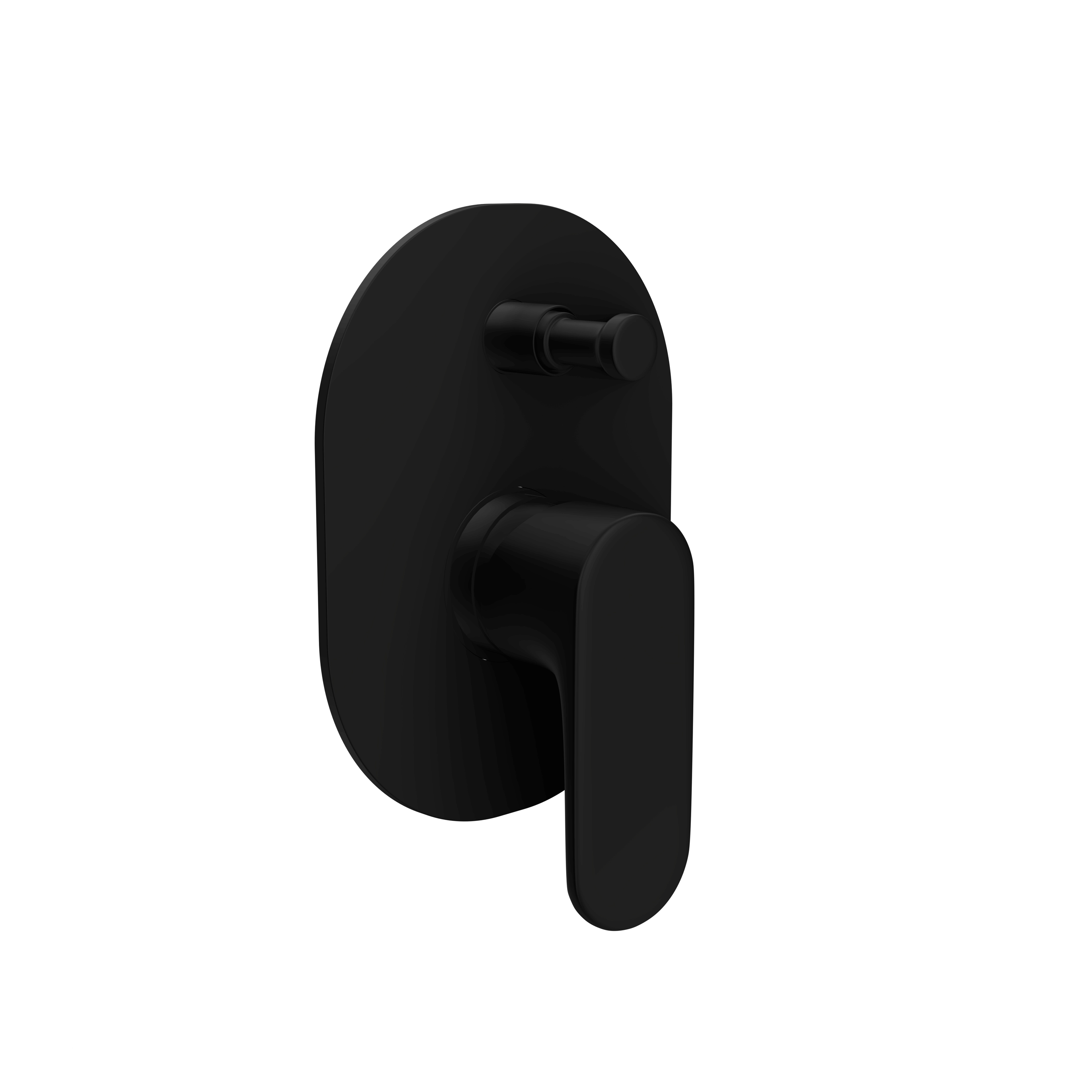 Creavit Ankastre Duş Çift Su Çıkışlı Sıvaüstü Oval - Siyah