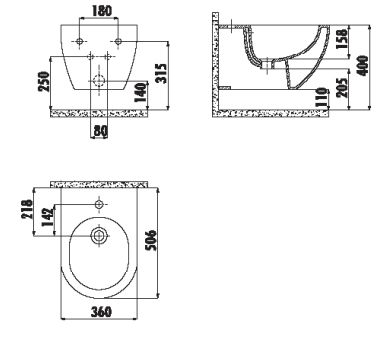 CREAVİT FE510 FREE ASMA BİDE
