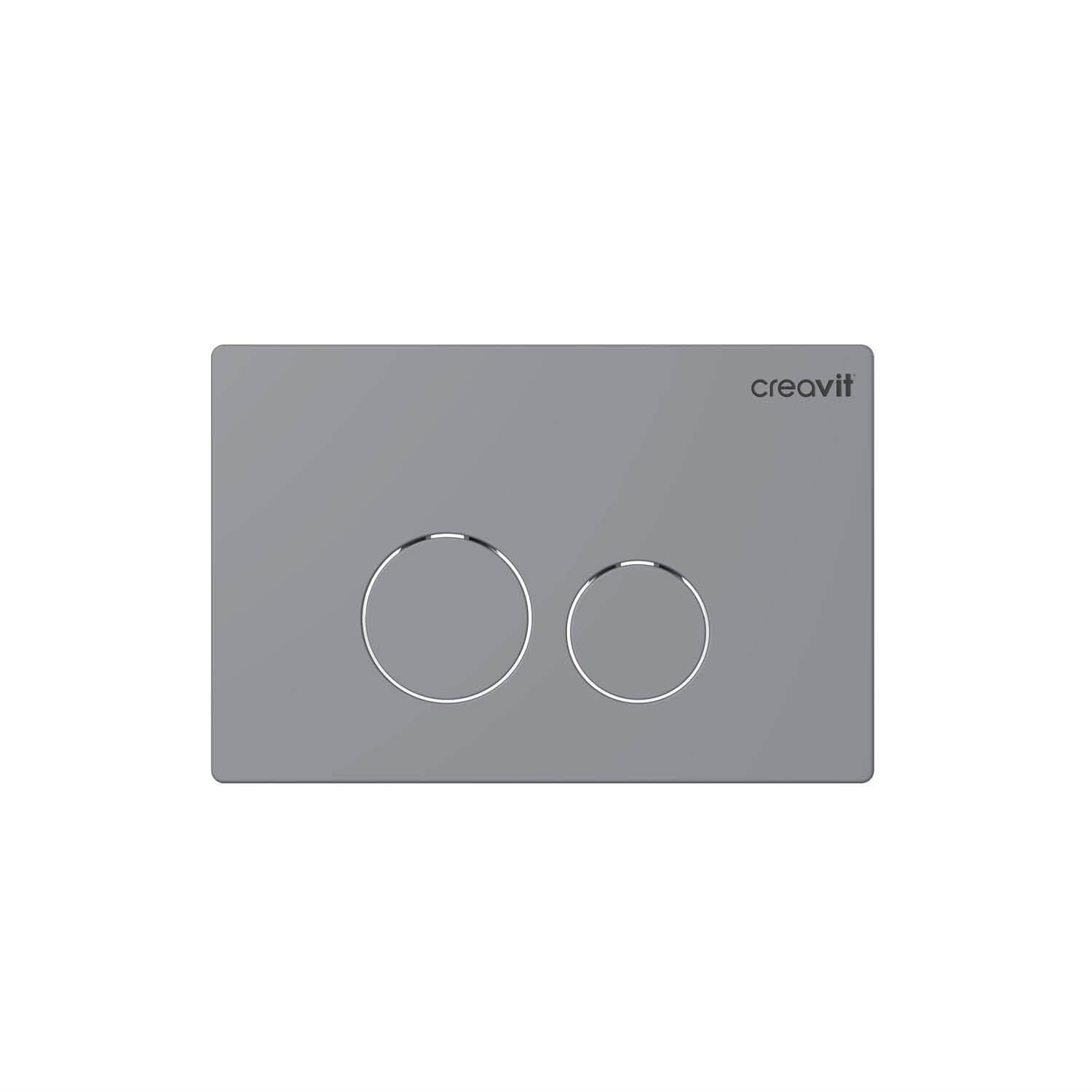 CREAVİT GP9002.00 Terra Mat Gri Boyalı Kumanda Paneli