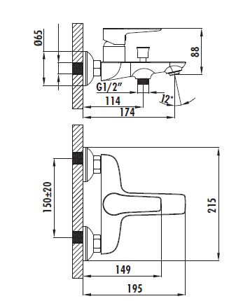 Creavit PR2500 Pure Banyo Bataryası