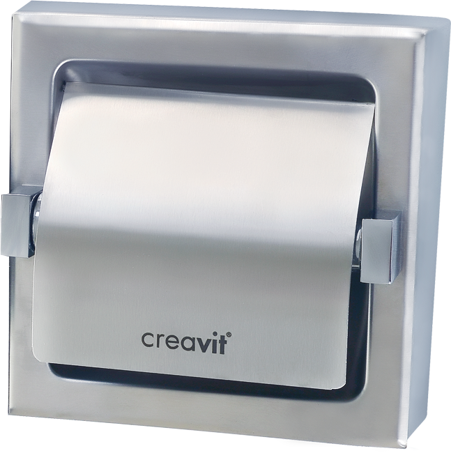 Creavit HT30411 Sıvaaltı Tekli Tuvalet Kağıtlığı Paslanmaz Çelik