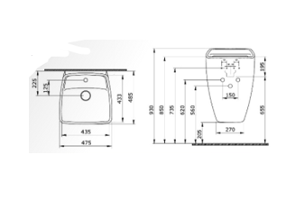 Bocchi Firenze Kaşmir Monoblok Lavabo 1082-011-0125